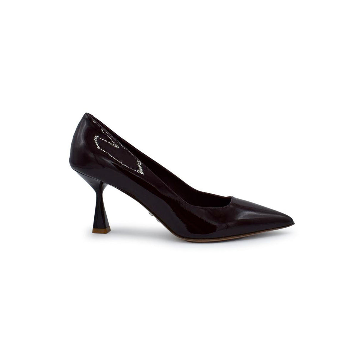 Sergio Levantesi Julia. Wine vogue patent leather pumps