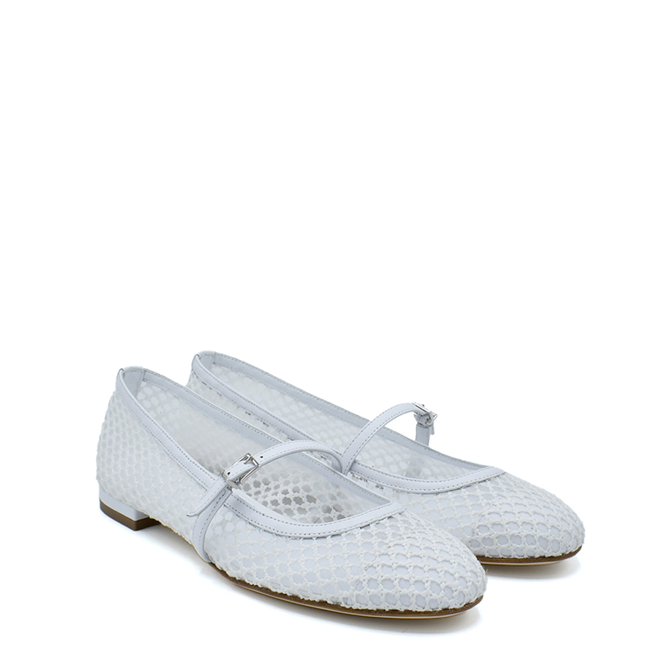 Annye White Ballerinas