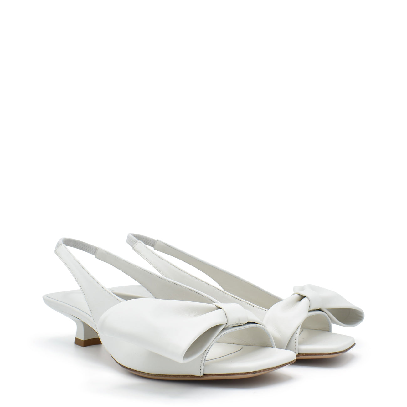 Bianca Bridal - Slingback calfskin leather sandal