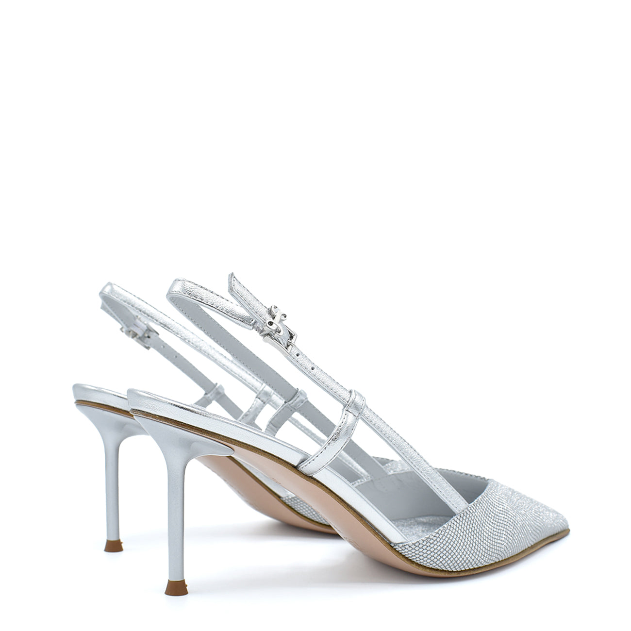 Giulia Silver Slingback