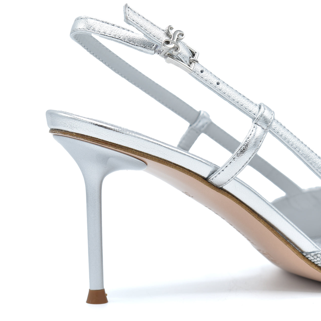 Giulia Silver Slingback