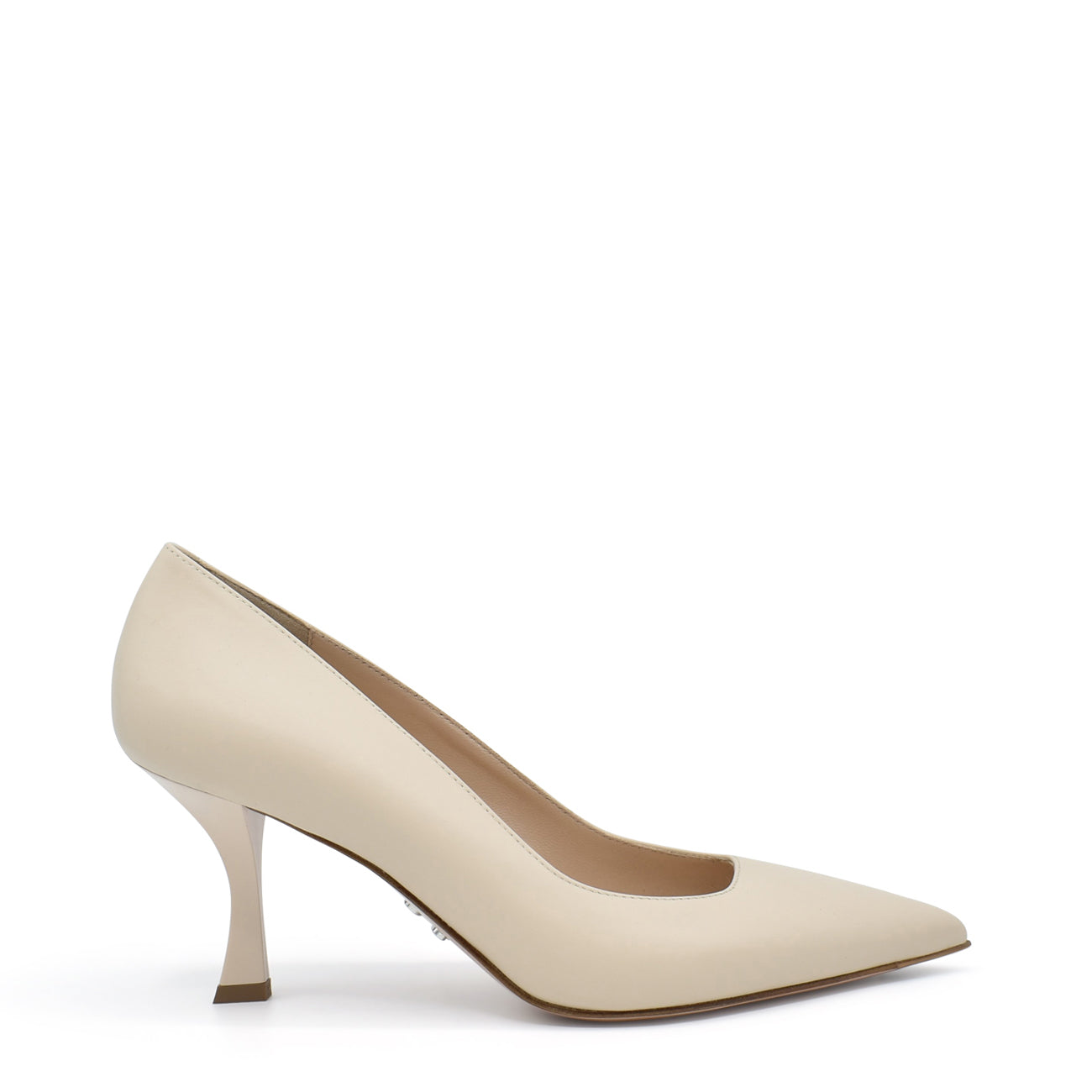 Julia24 Ivory - Calf leather pumps