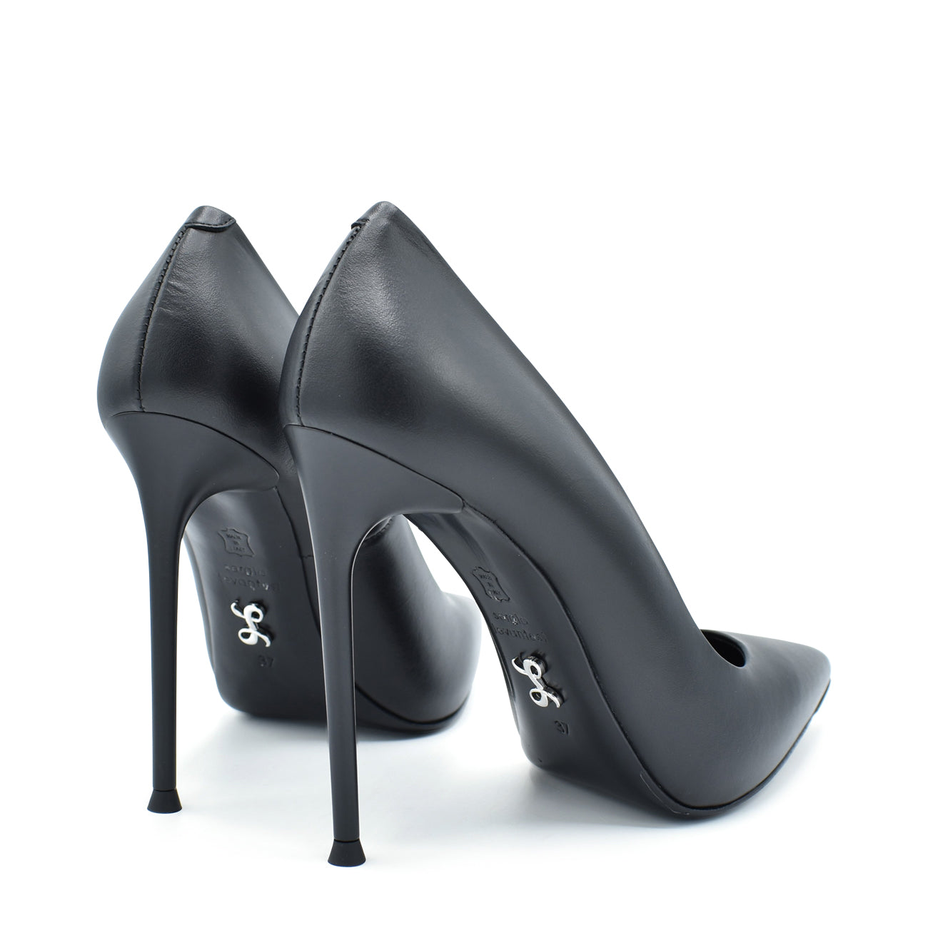 Queen24 Black - Stiletto heel pumps