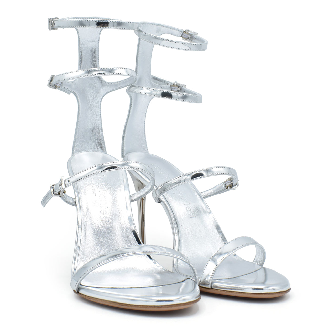 Roxy4 Silver - Stiletto heels sandals