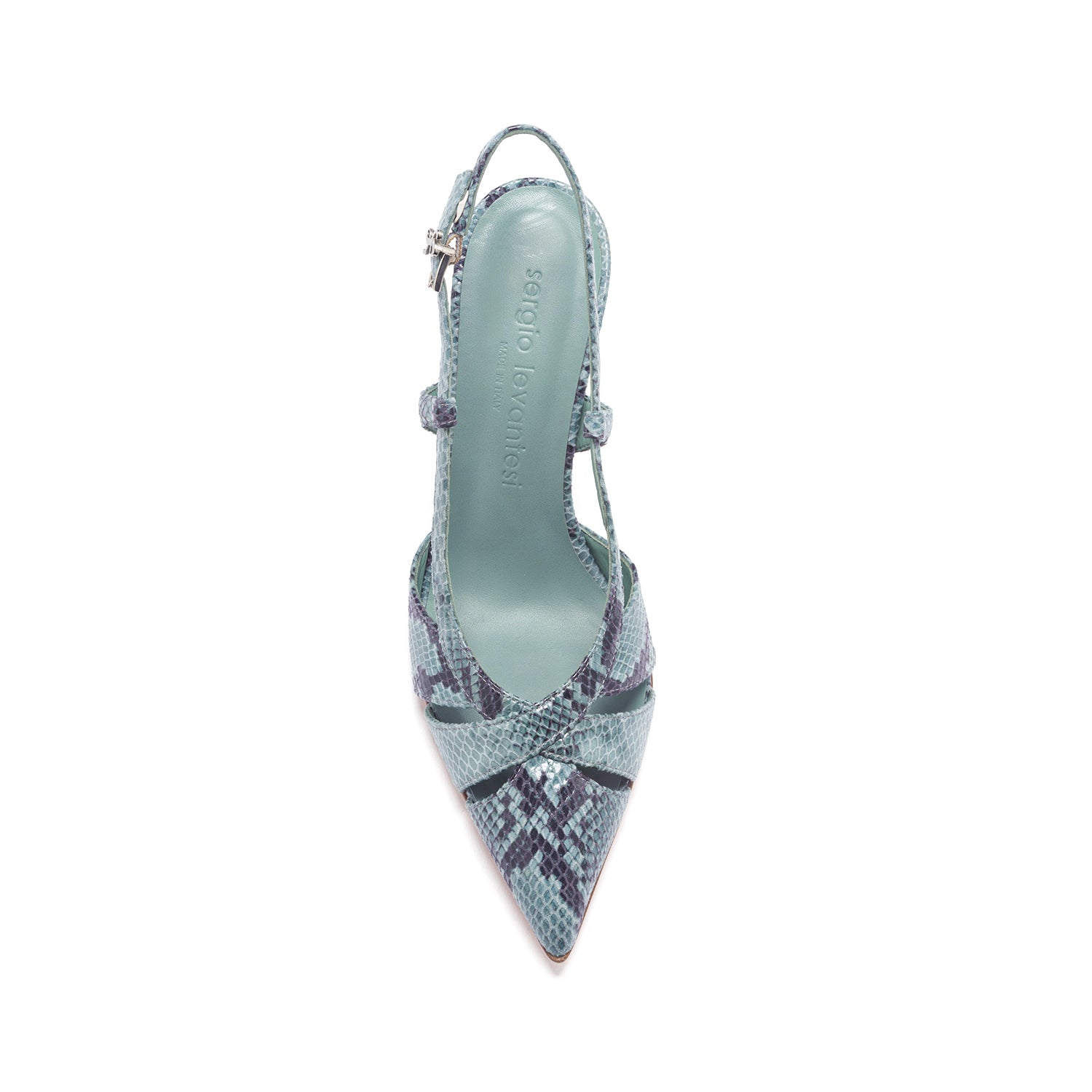 Amara Covered Slingback Heels - Black 3 2 Inch
