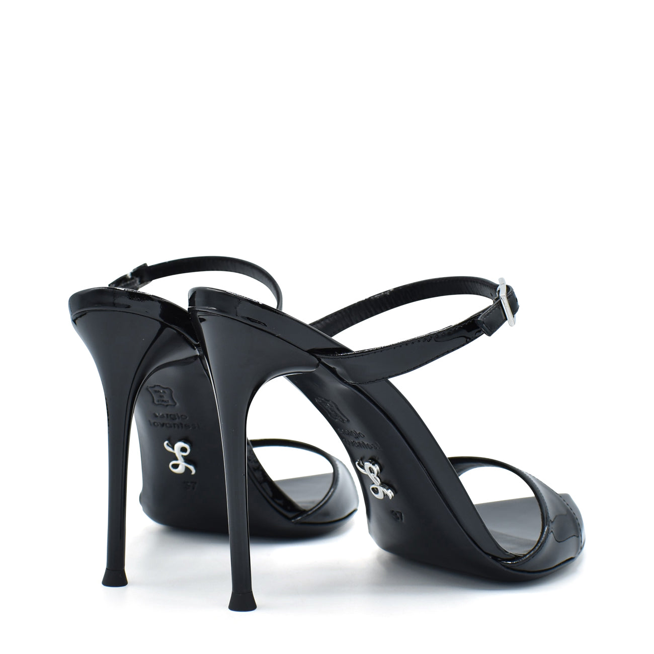 Wilma4 Black - Strappy sandals