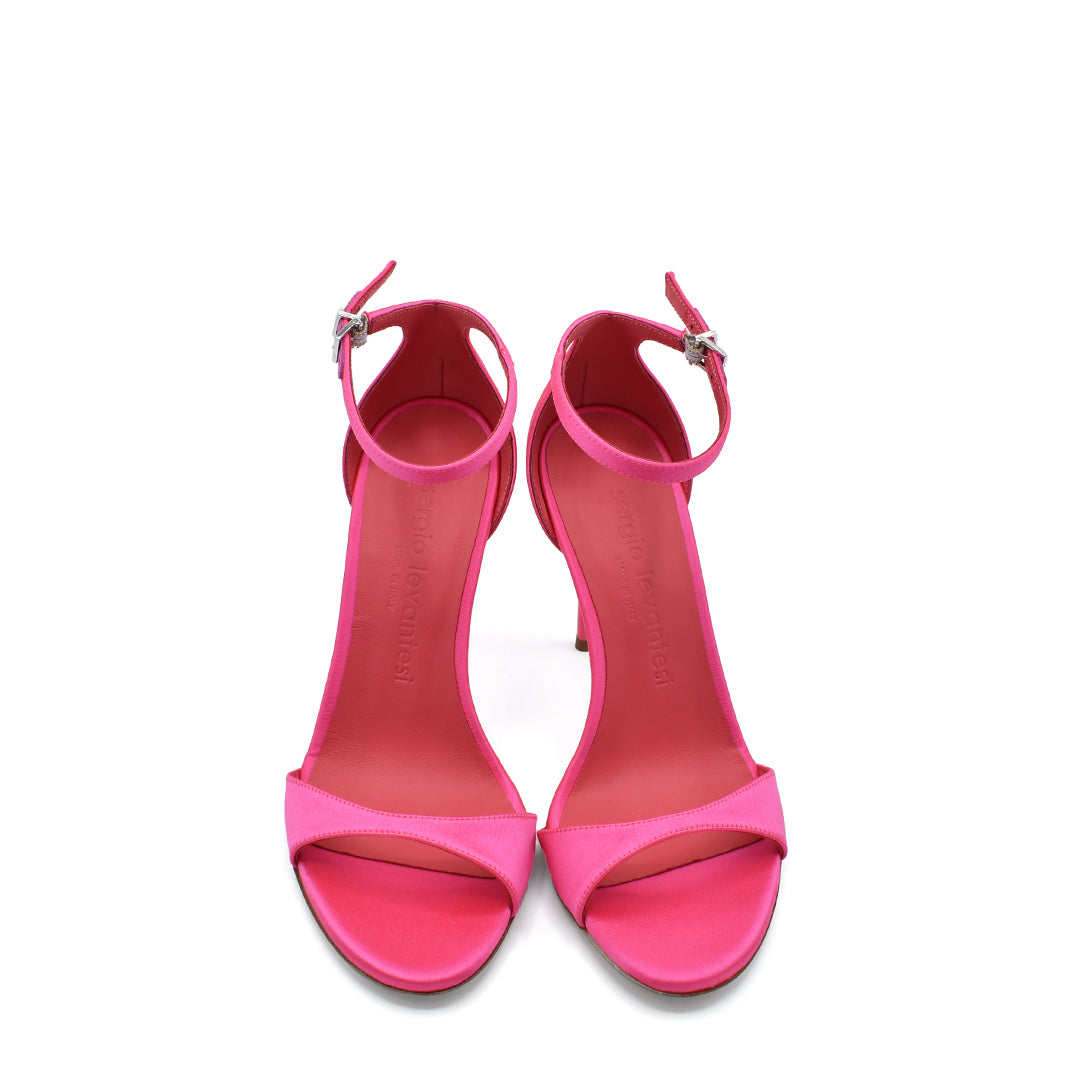 RAVE | SILK FABRICS SANDALS COLOR PINK FLUO