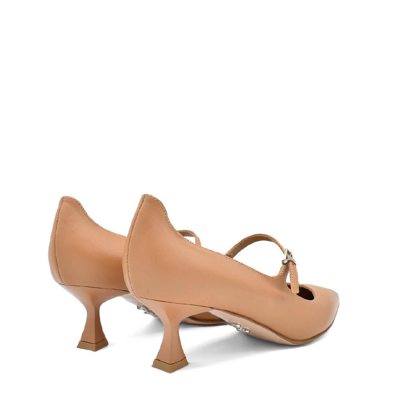 Carlotta Flake. Calf skin leather mary jane pumps